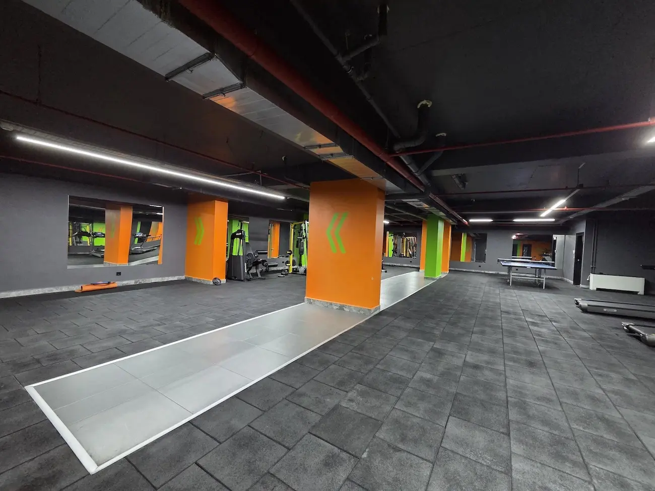 Gym area